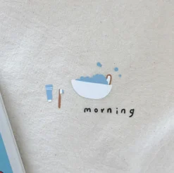 Good Morning Deco Sticker