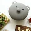 Gray Bear Silicone Pot Lid