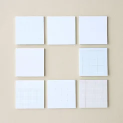 Grid Pattern Sticky Note Set