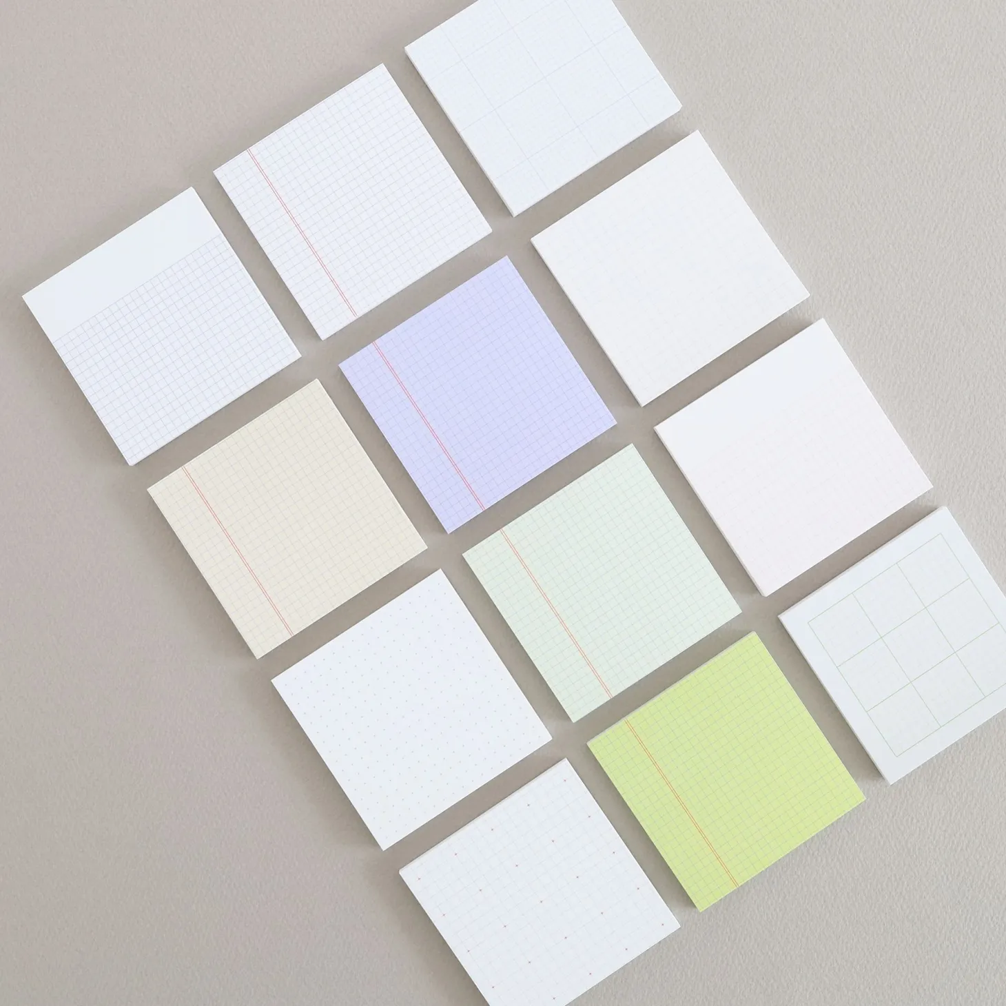Grid Pattern Sticky Note v3
