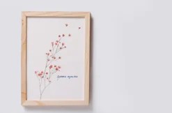 Gypsophila Pressed Flower Sticker