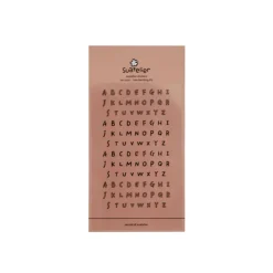 Handwriting #2 Alphabet Deco Sticker