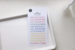 Handwriting #4 Alphabet Deco Sticker