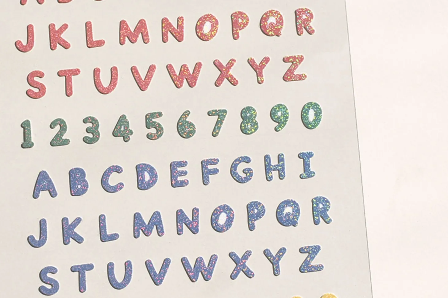 Handwriting #4 Alphabet Deco Sticker