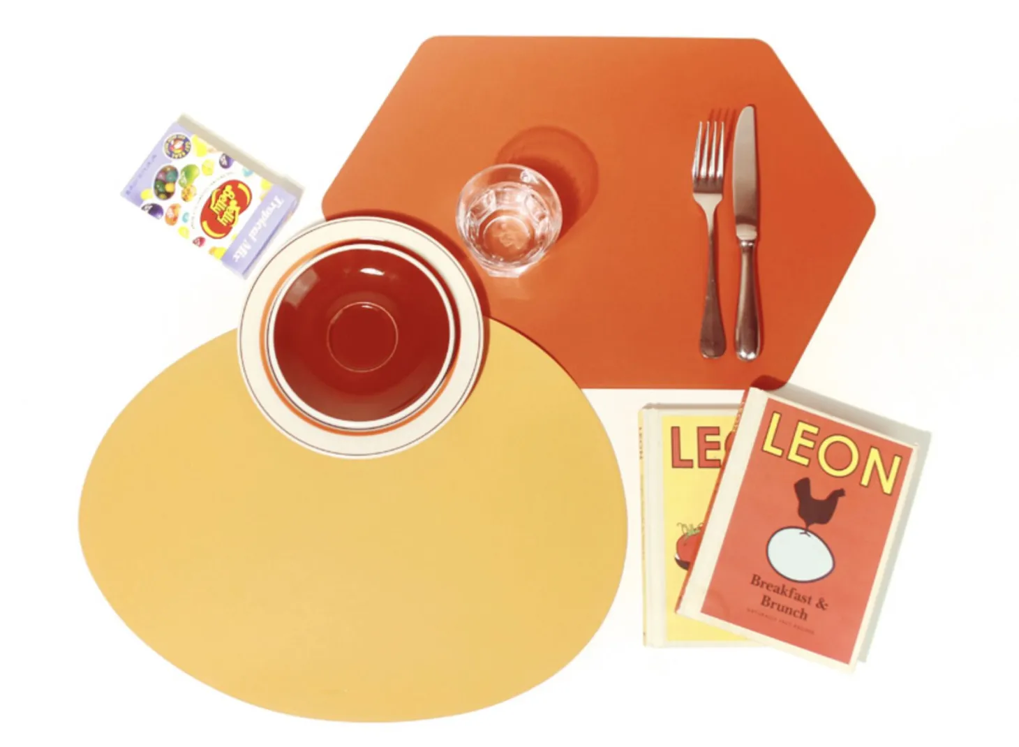 Hexagon Two Tone Color Placemat