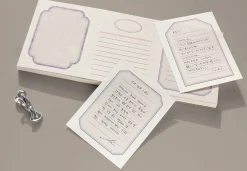 Horizontal Letter Memo Pad