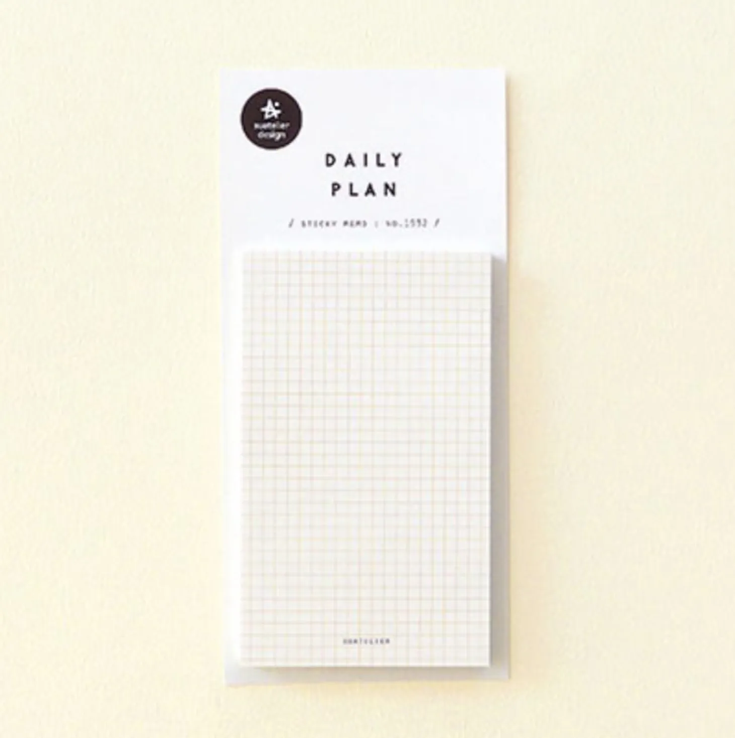 Hot Vanilla Daily Plan Sticky Note