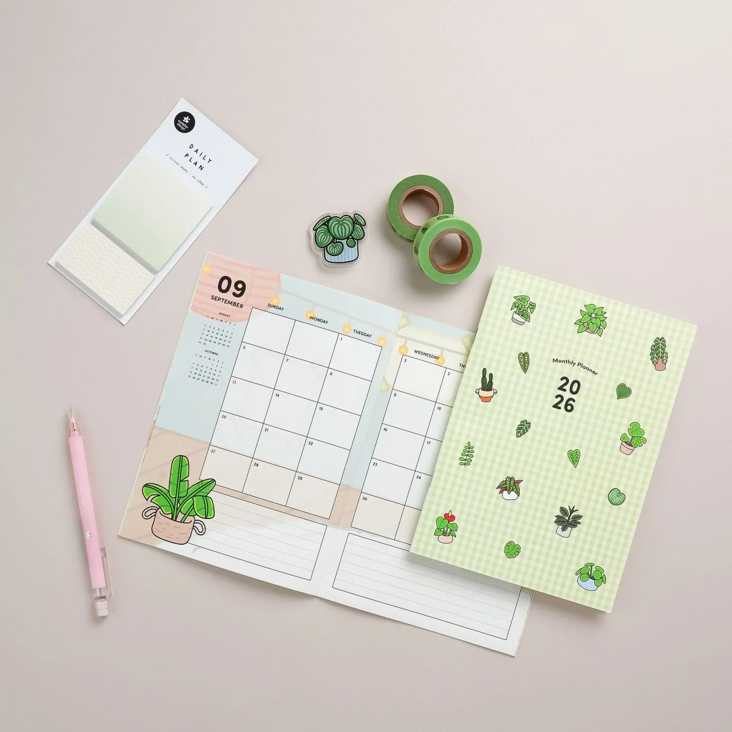 Houseplant Acrylic Magnet