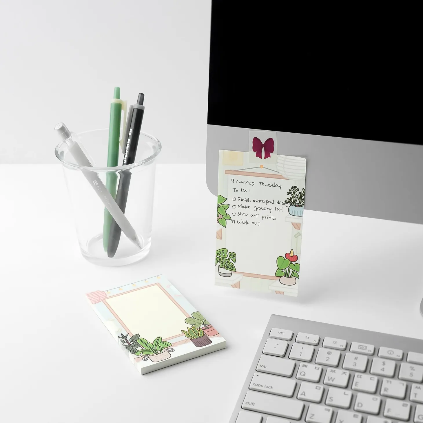 Houseplant Memo Pad
