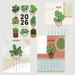 2026 Houseplant Wall Calendar