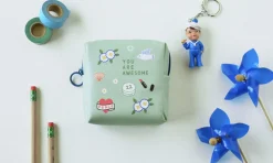 Illustrated Mini Zip Pouch