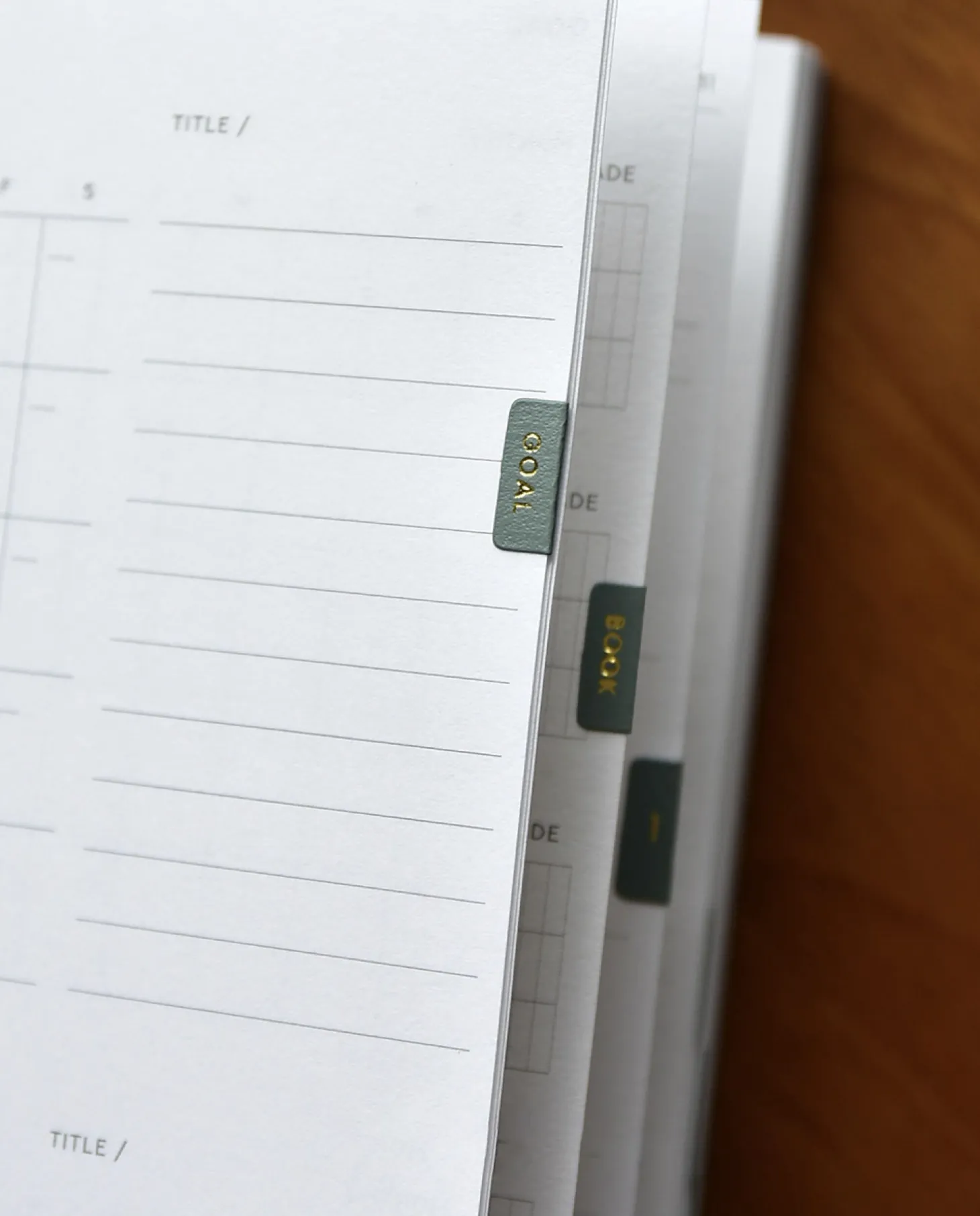 Inner Leather Index Sticker