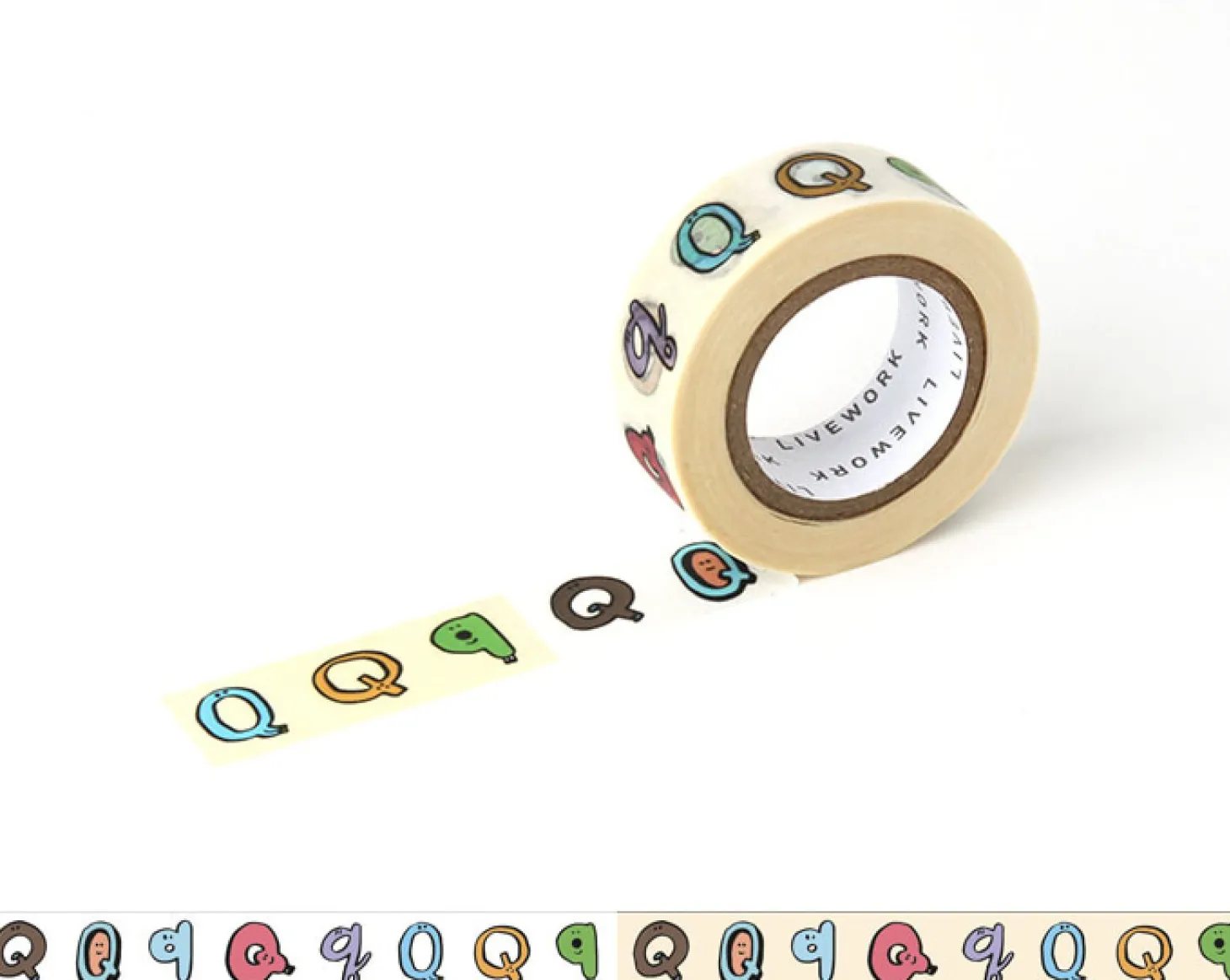 JAM JAM Alphabet Masking Tape (O-Z, Numbers)