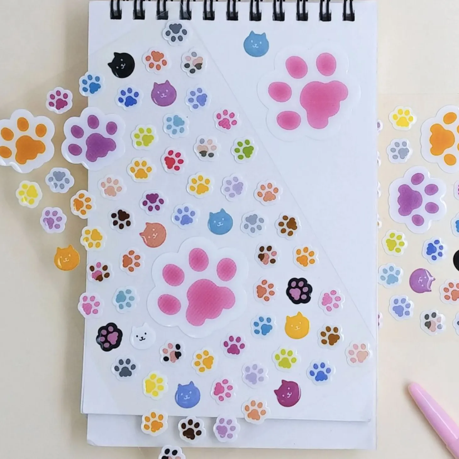 Jelly Cat Paw Puffy Sticker v2