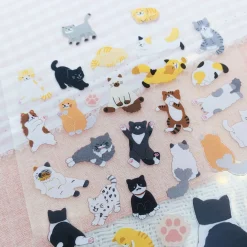 Kawaii Cats PVC Deco Sticker