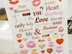 Kiss Me Deco Sticker