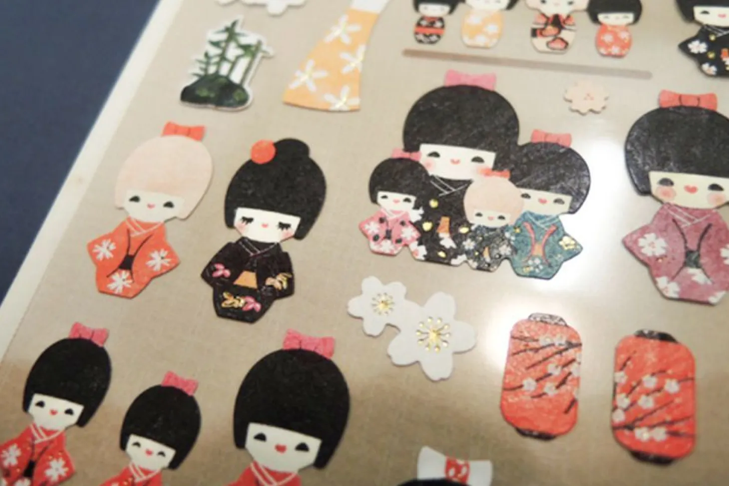 Kokeshi Deco Sticker