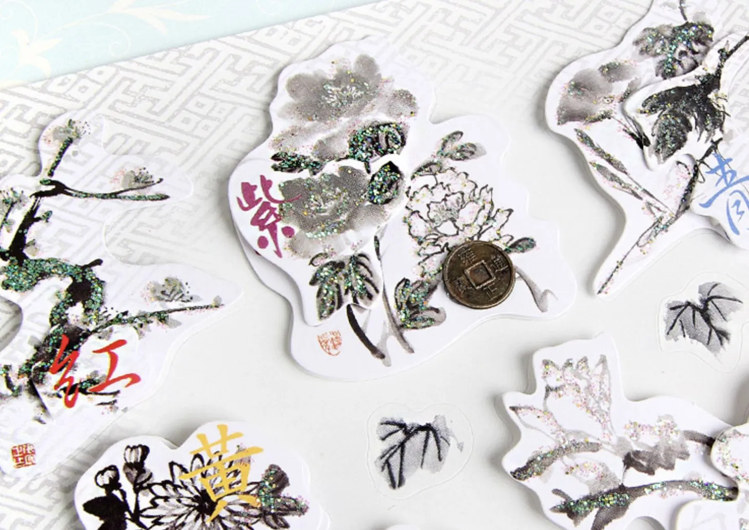 Korean Traditional 3D Deco Sticker