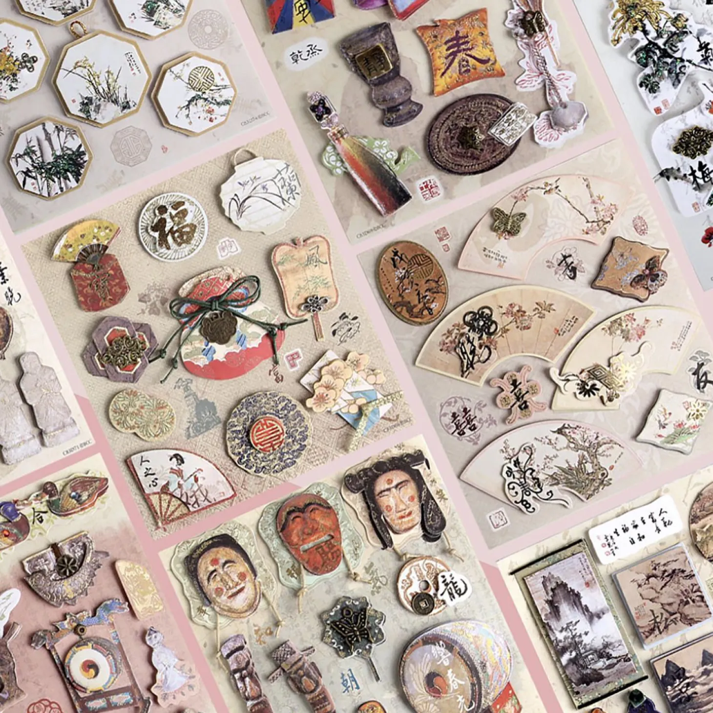 Korean Traditional 3D Deco Sticker