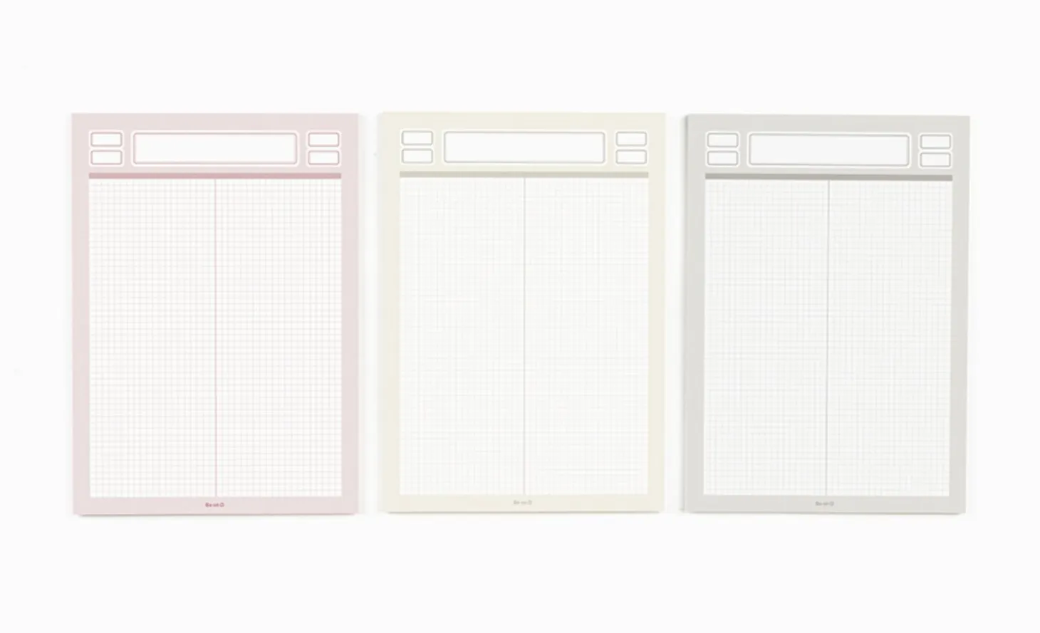 Label B5 Grid Notepad v2