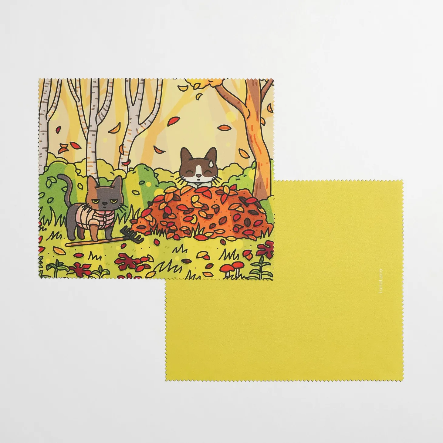 Lana Cat Autumn Screen Cloth