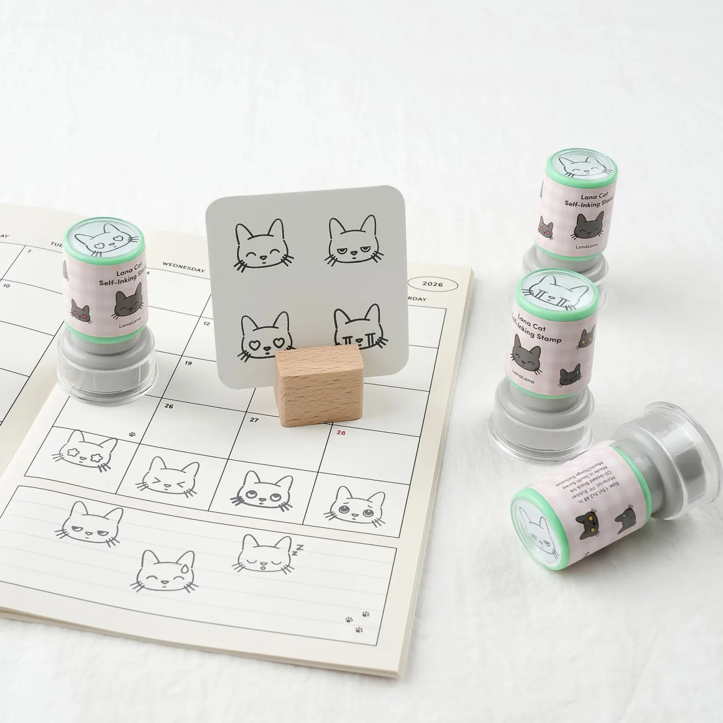 Lana Cat Self-inking Stamp