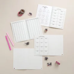 2026 Lana & Tuxedo Cat Monthly Planner
