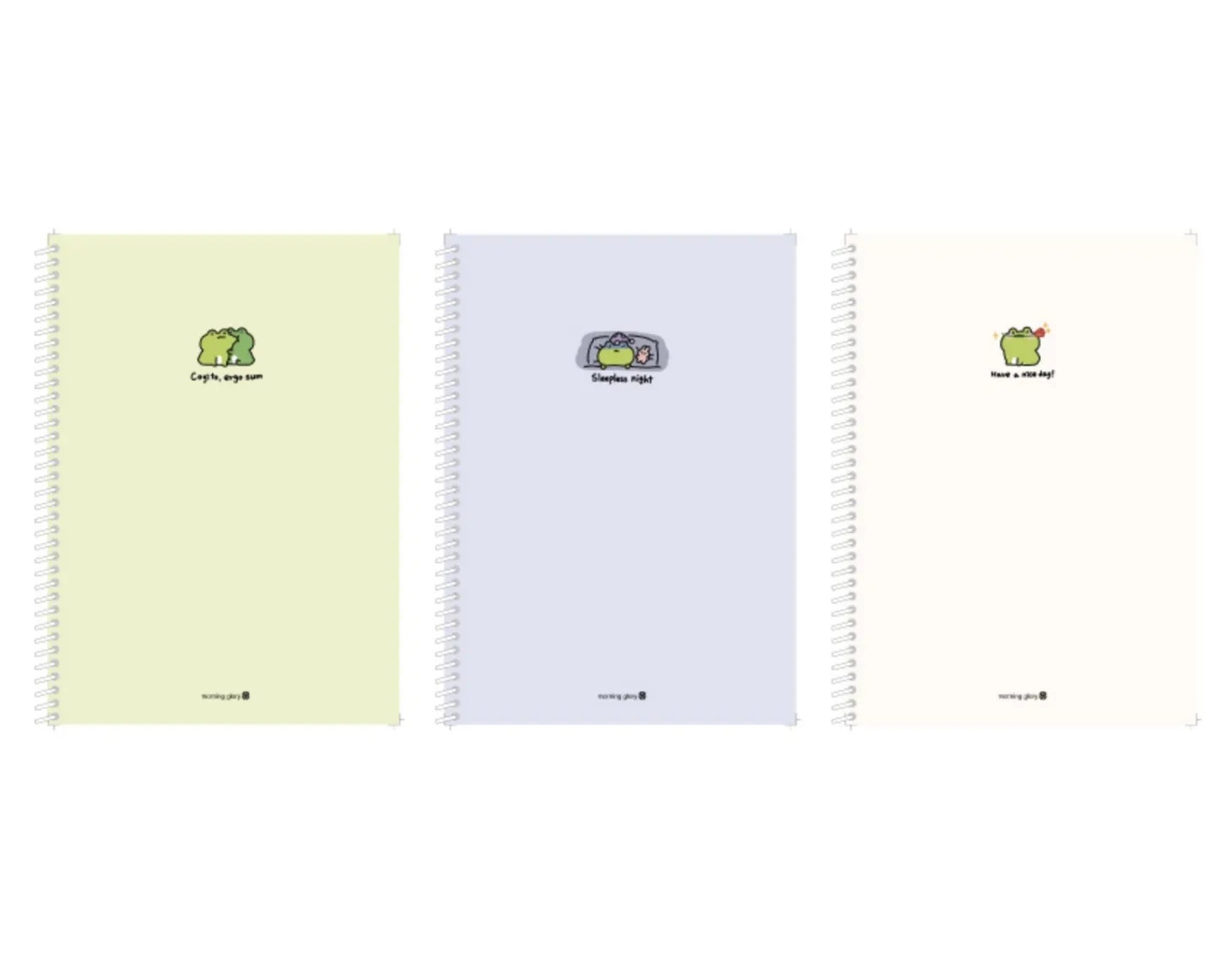Large Frog Spiral Lined Notebook