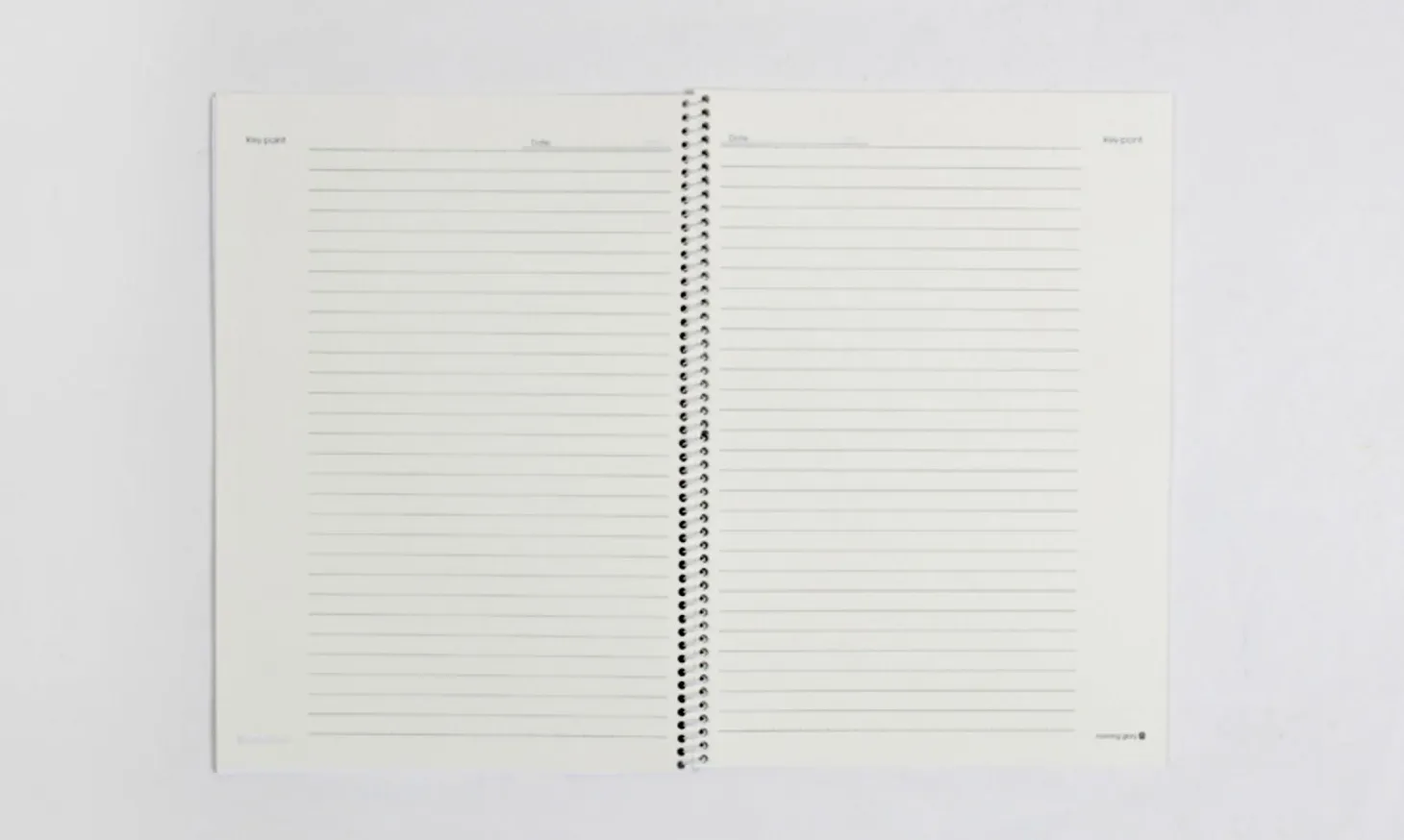 Large Key Point Spiral Lined Notebook