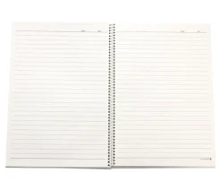 Large Kitsch Animal Spiral Lined Notebook