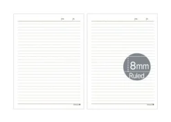 Large Pastel Spiral Lined Notebook