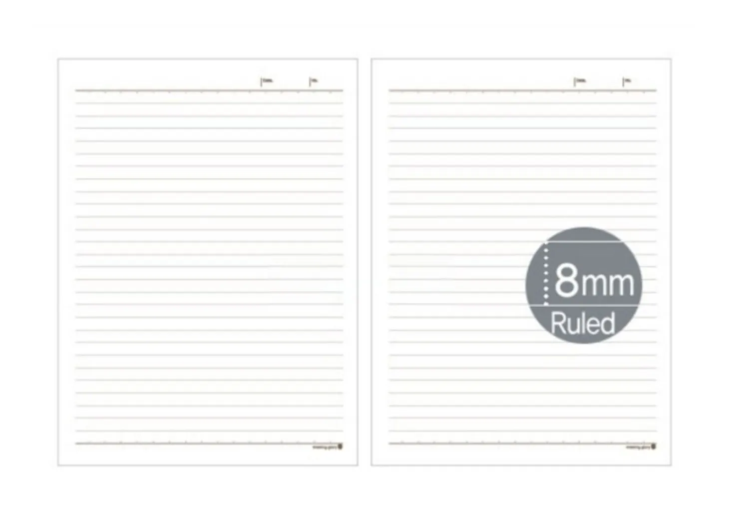 Large Pastel Spiral Lined Notebook