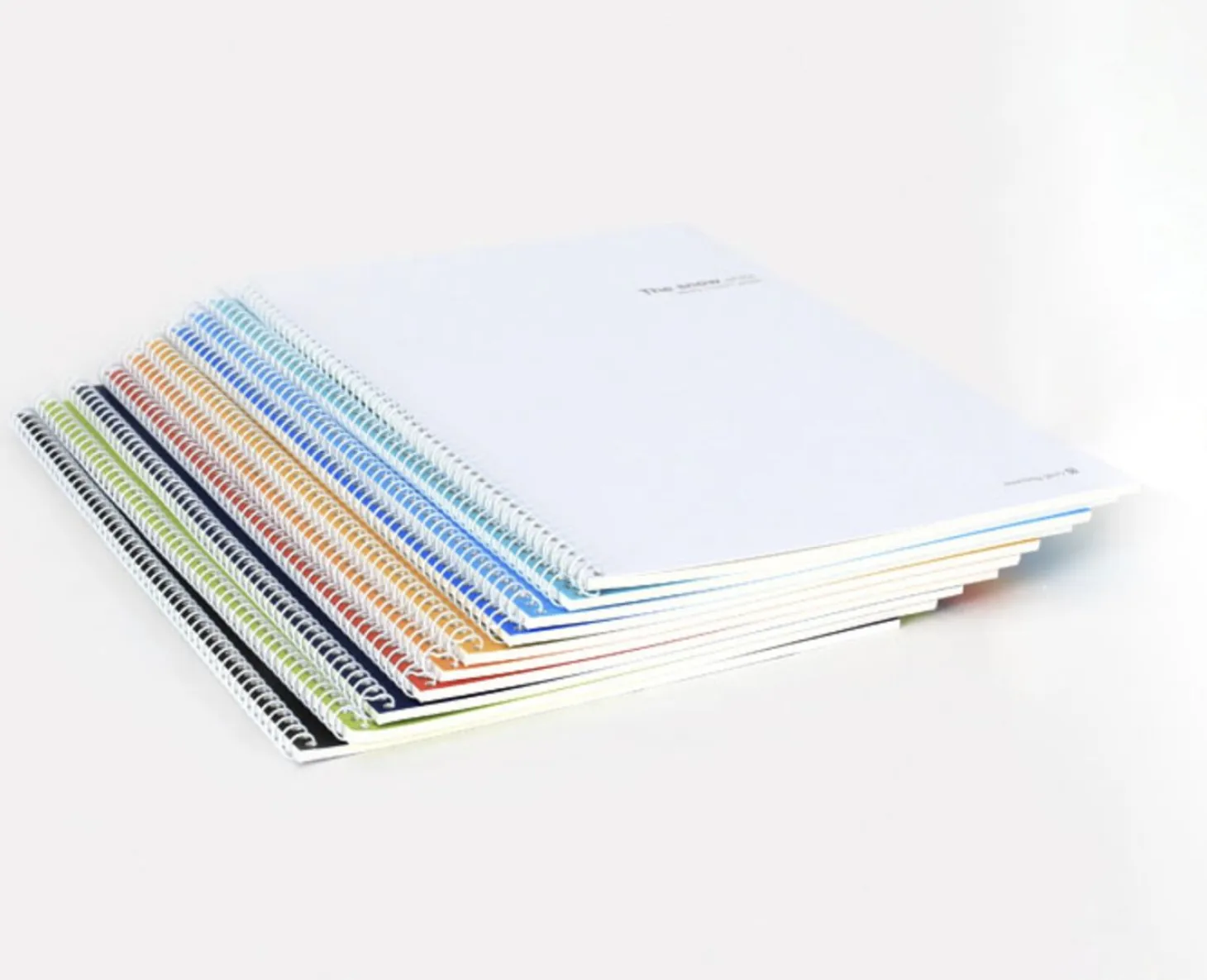 Large Vivid Spiral Lined Notebook