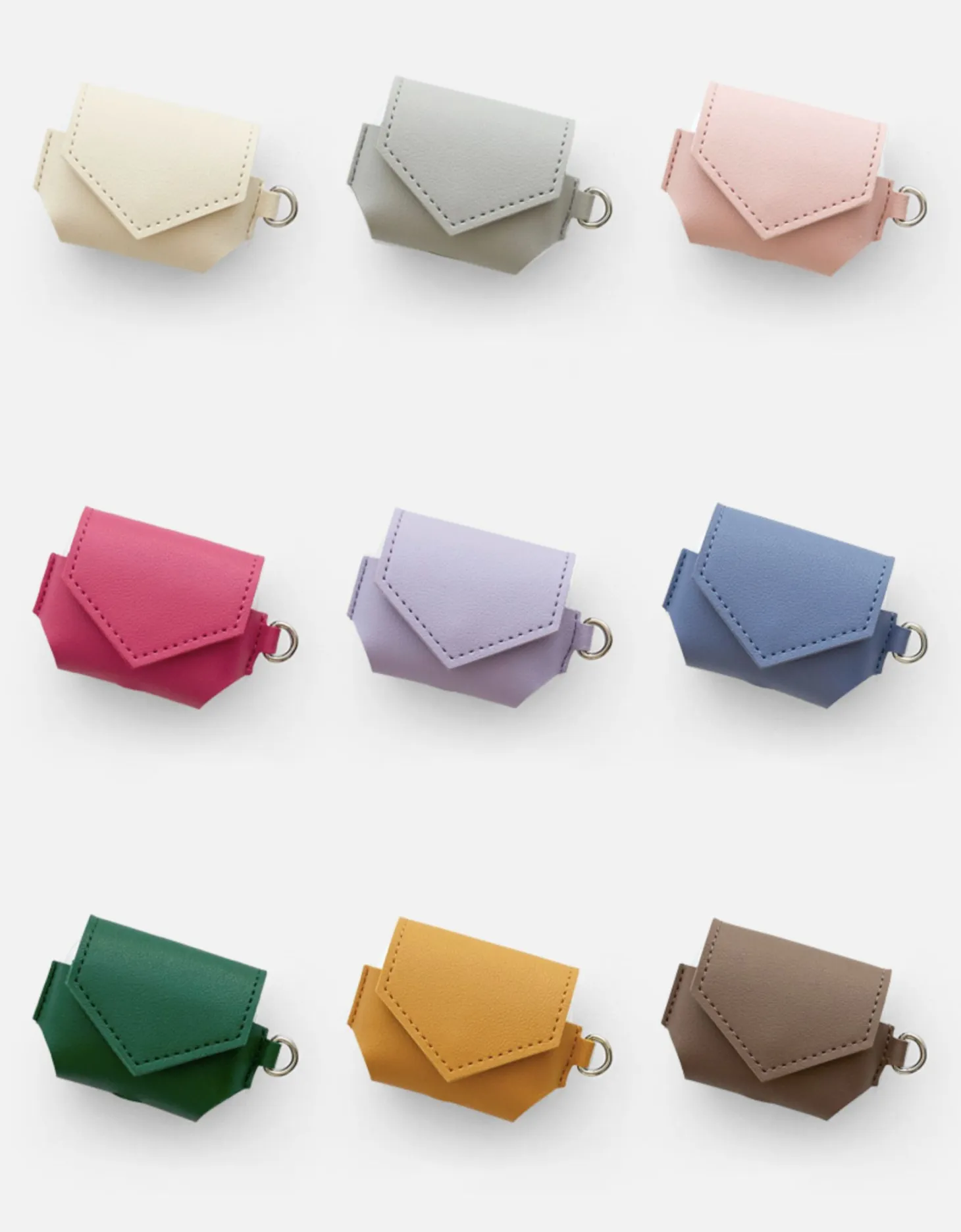Leather AirPods Pro Pouch + Strap Set