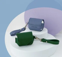 Leather AirPods Pro Pouch + Strap Set