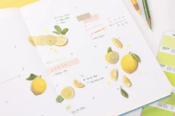 Lemon Pressed Fruit Sticker