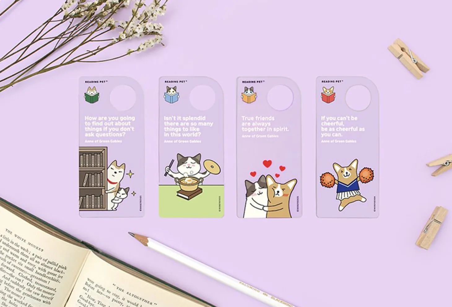 Let's Read Transparent Bookmark v2