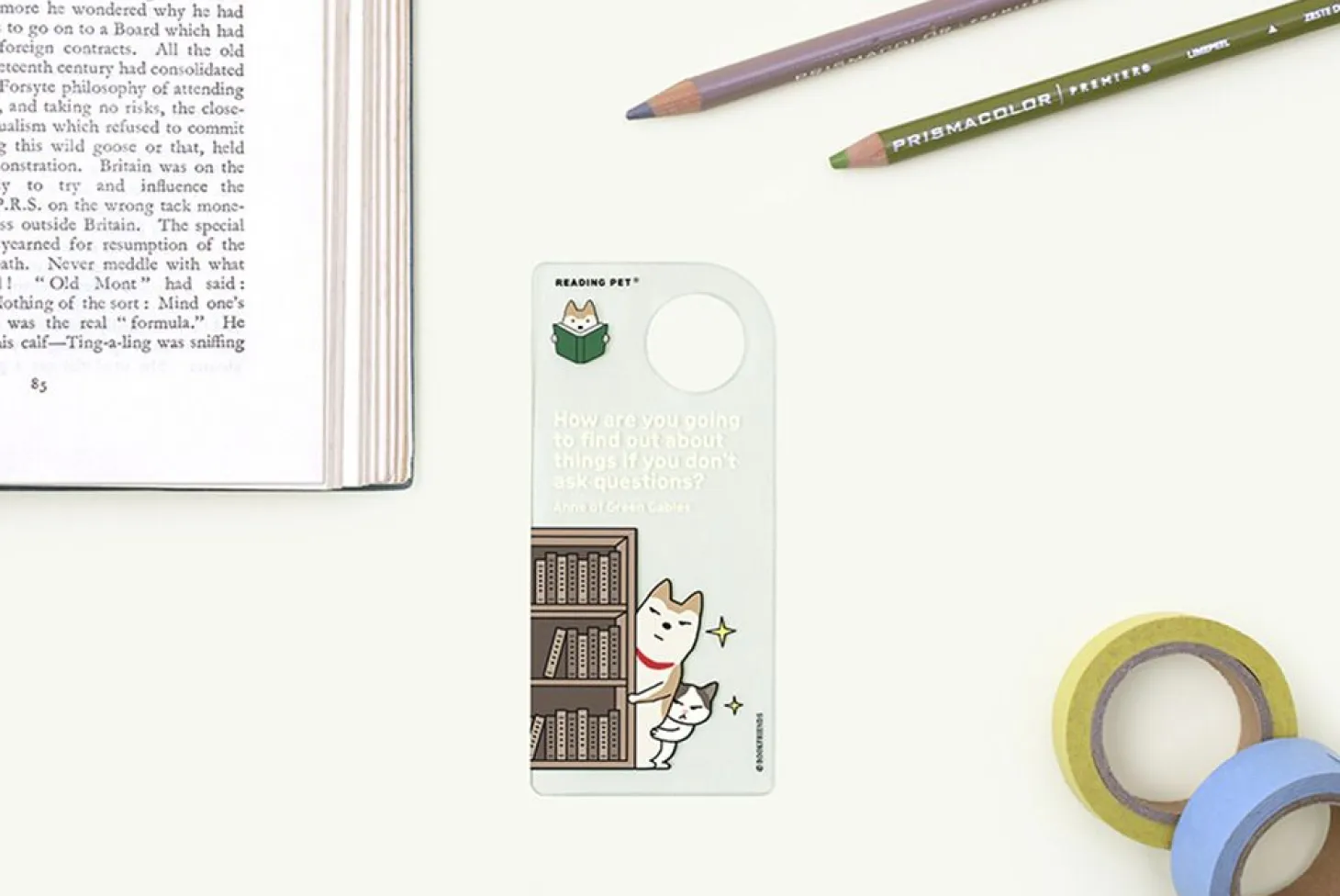 Let's Read Transparent Bookmark v2