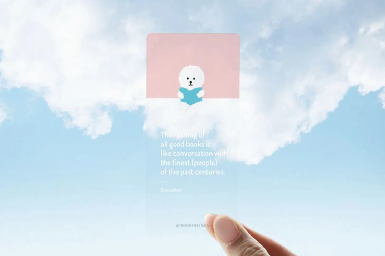 Let's Read Transparent Bookmark