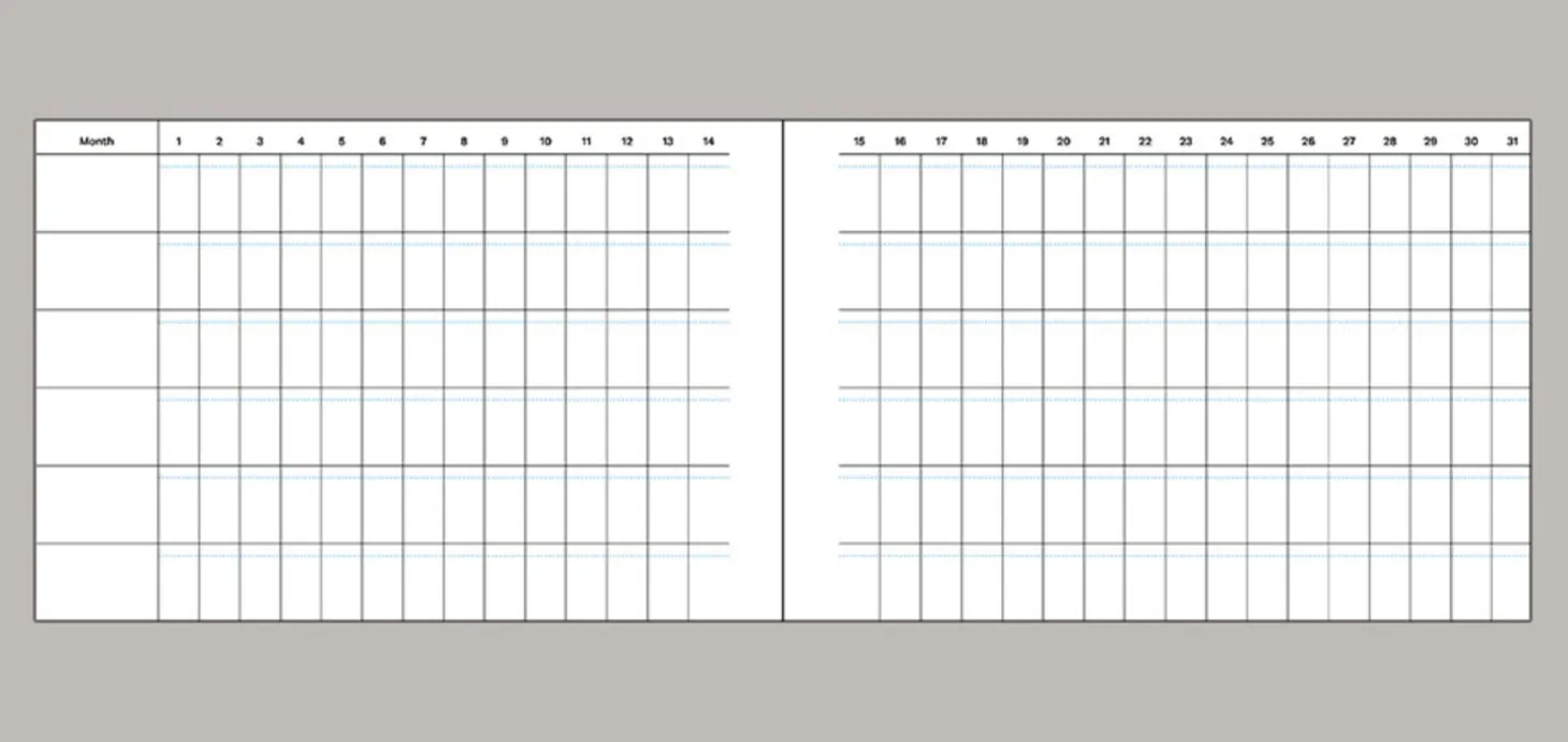 Life Editor Semi Year Planner