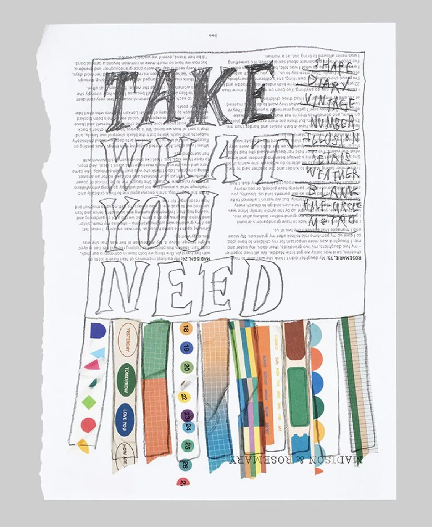 Life & Pieces Daily Paper Tape