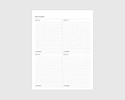Life & Pieces 100 Day Standing Planner