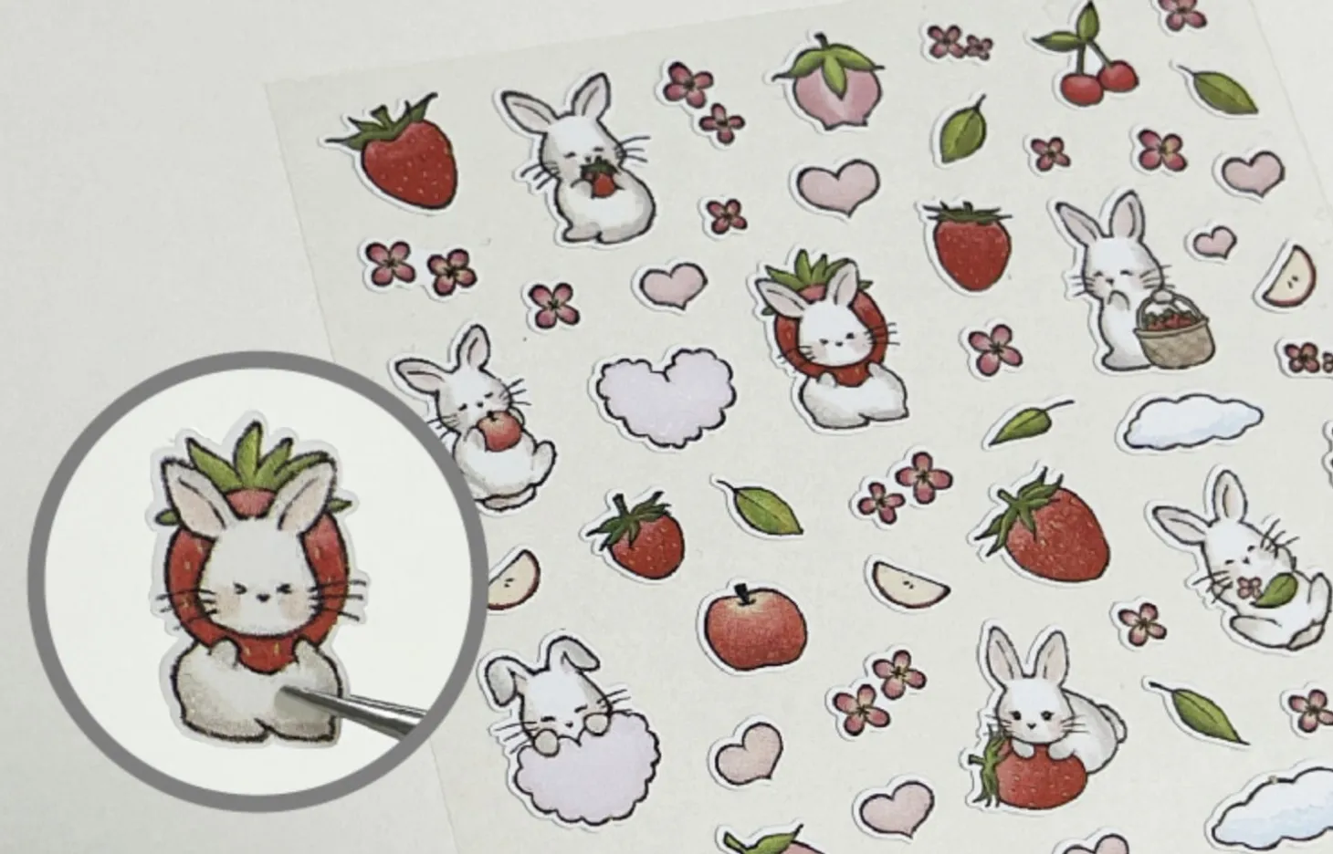 Little Rabbit Deco Sticker