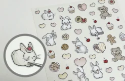 Little Rabbit Deco Sticker