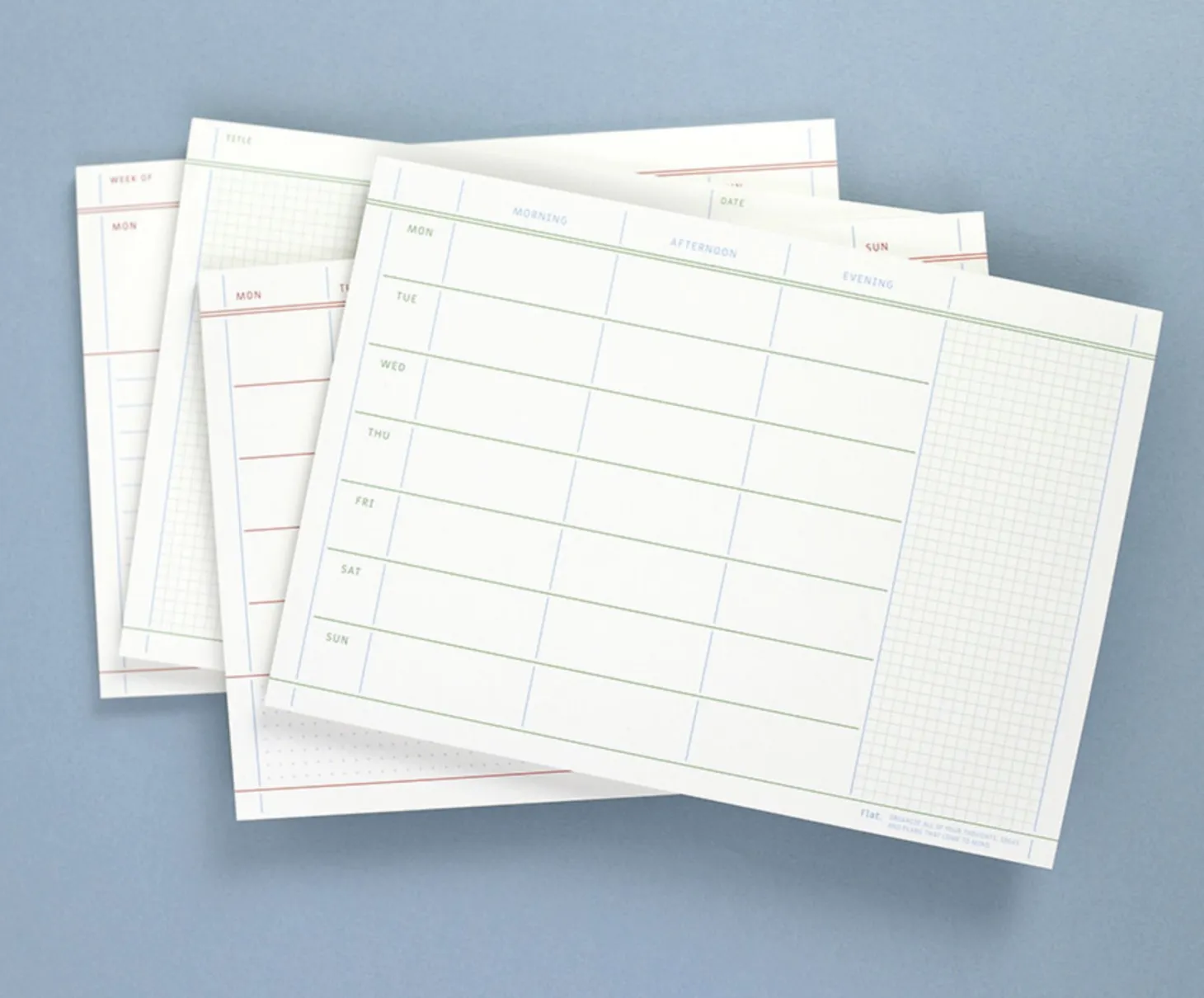 Medium A5 Flat Notepad