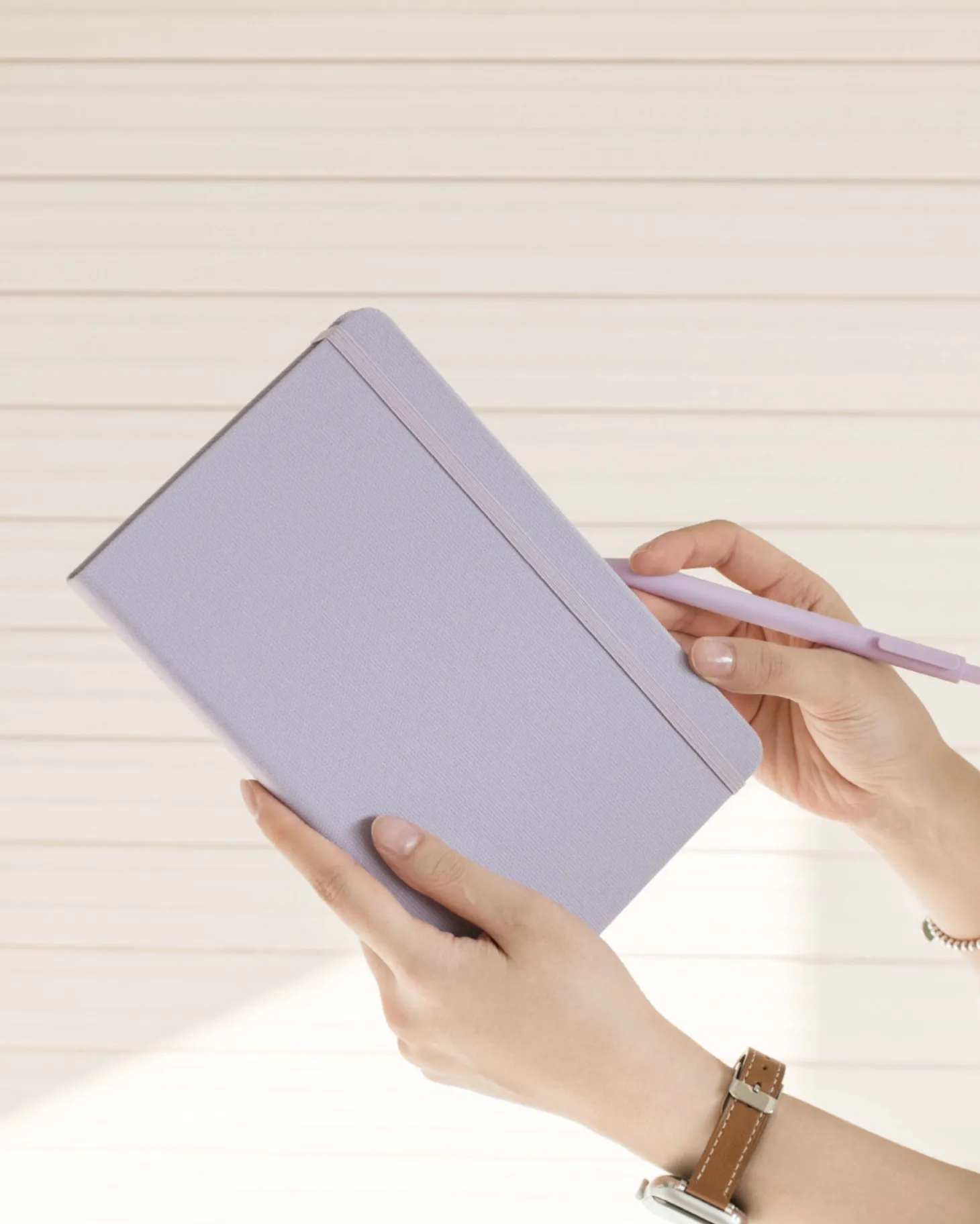 Medium Record Hardcover Lined Notebook v3