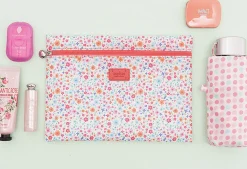 Medium Summer Mesh Flat Pouch