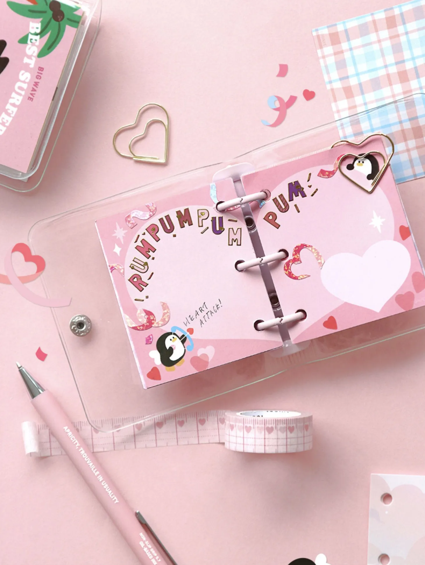 Merry 3 Ring Button Note Refill