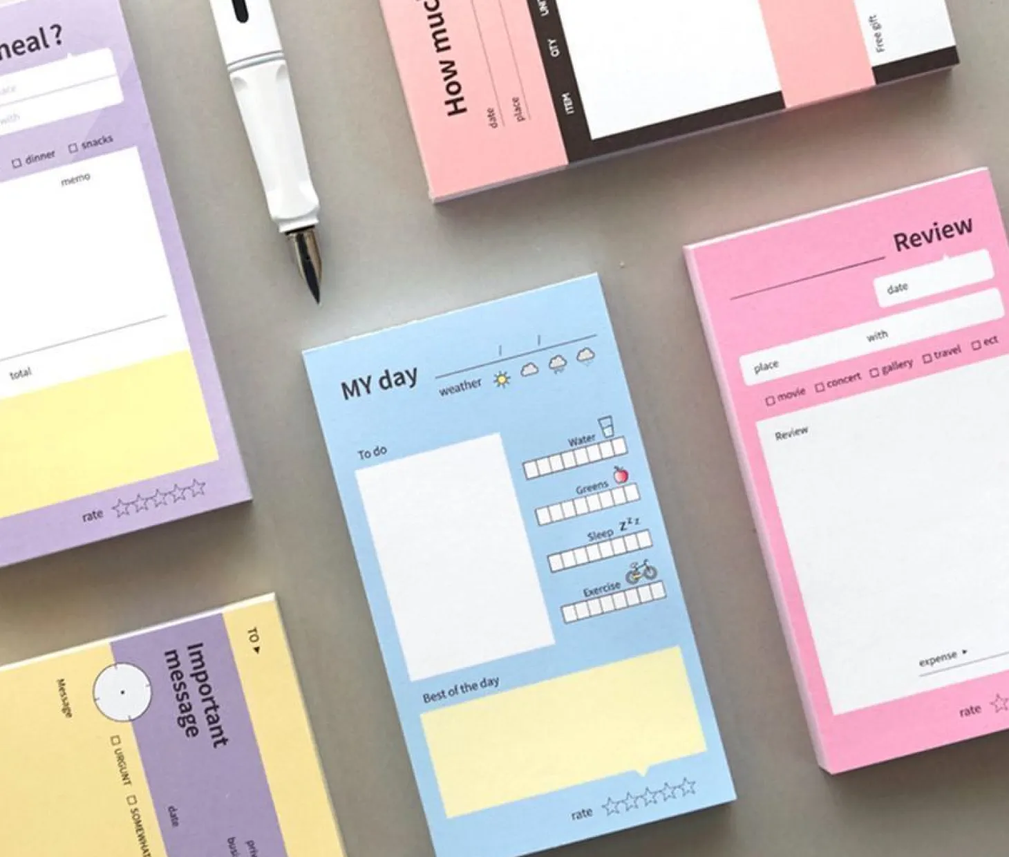 Mini Functional Memo Pad
