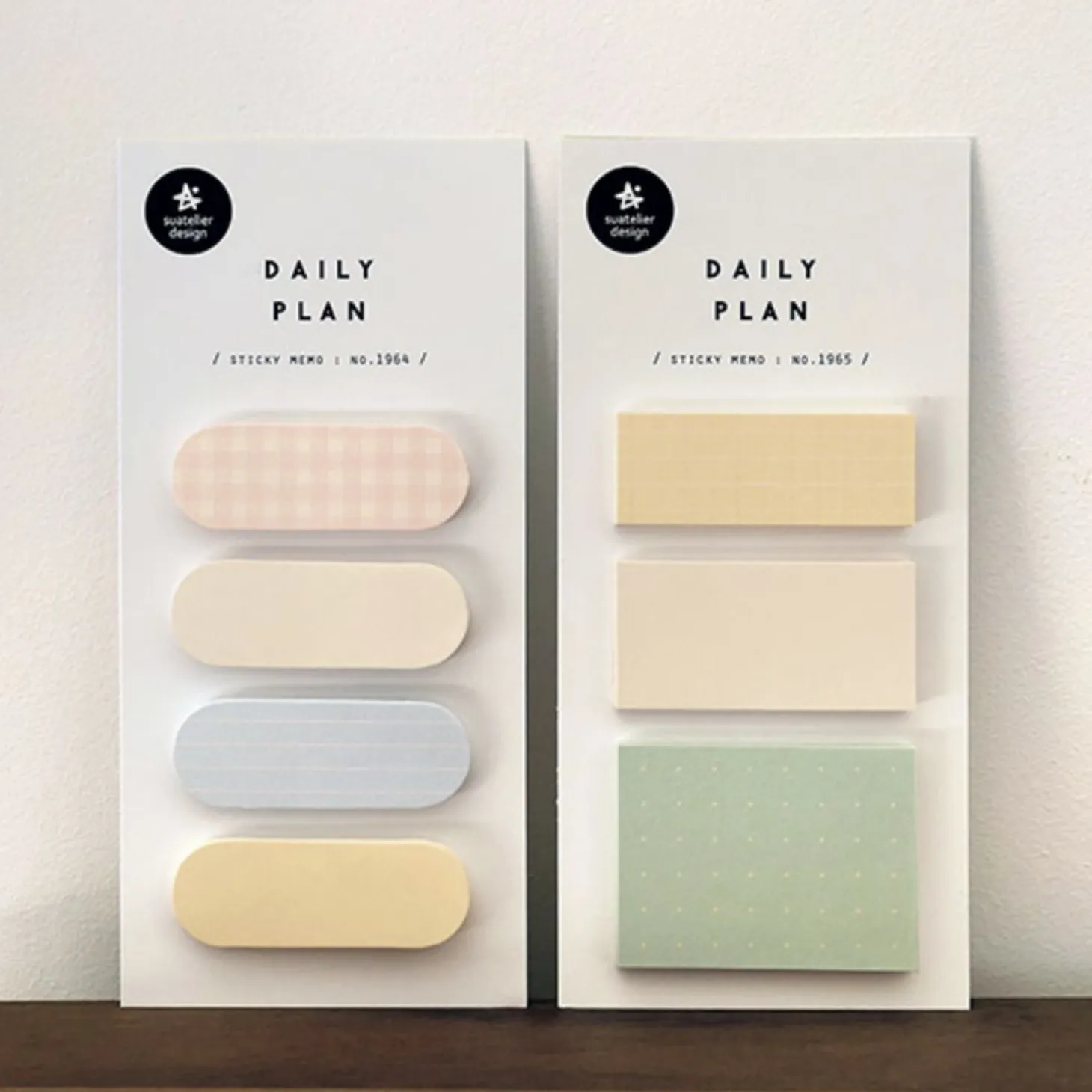Mini Pastel Pattern Sticky Note Set